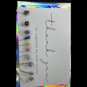 10 pc mini Crystal copper Nose Cuff